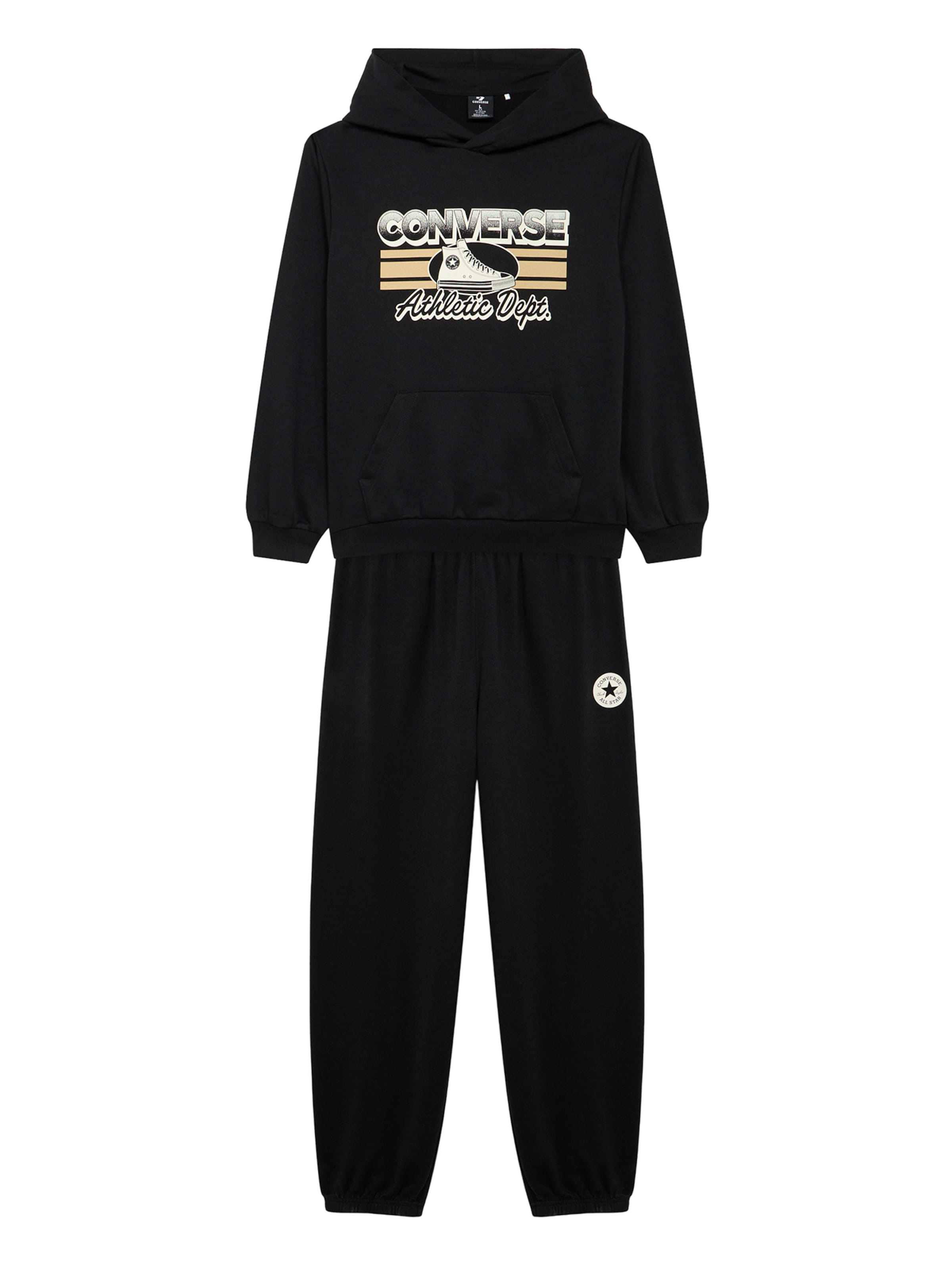 CONVERSE Спортивный костюм в черном цвете
CONVERSE Спортивный костюм в черном цвете