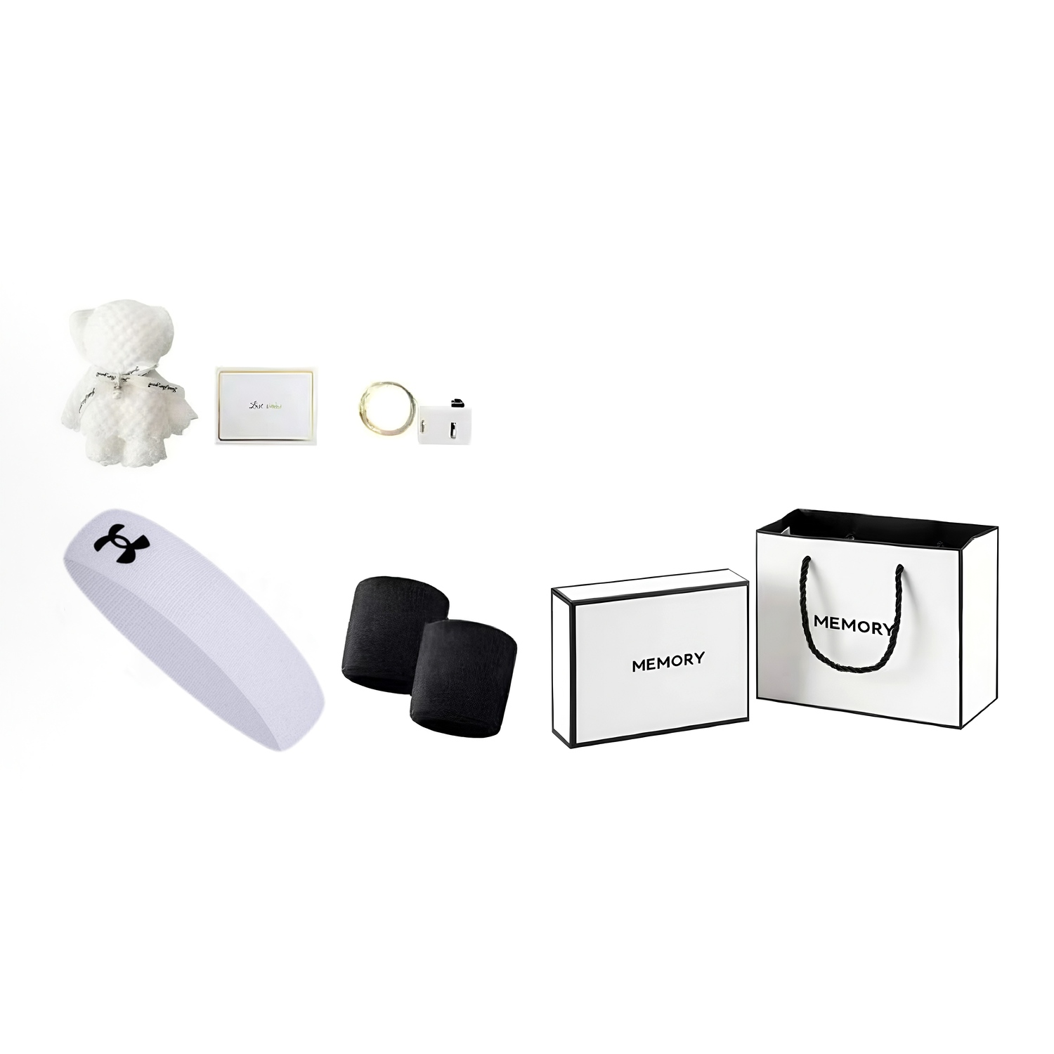 Эластичные повязки для бега и баскетбола unisex Under Armour, белый
Эластичные повязки для бега и баскетбола unisex Under Armour, белый