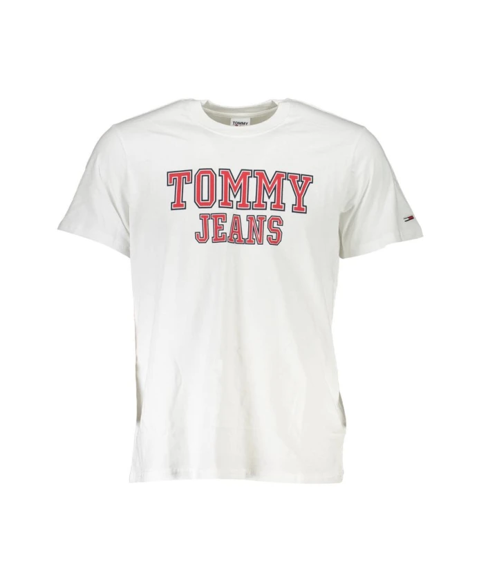 Белая хлопковая футболка с логотипом Tommy Hilfiger, белый
Белая хлопковая футболка с логотипом Tommy Hilfiger, белый