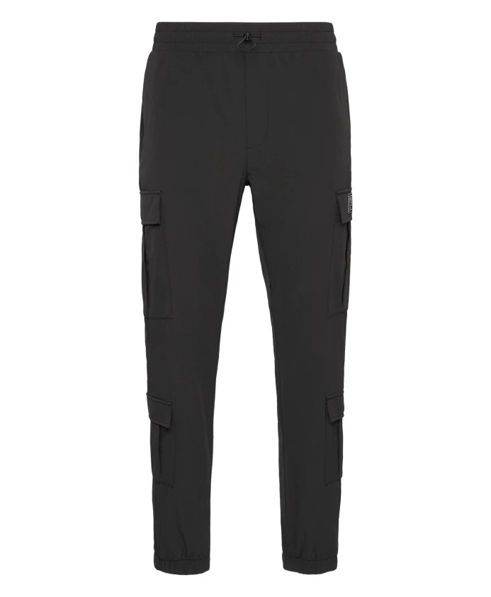 Нейлоновые спортивные штаны Plein Sport, черный
Нейлоновые спортивные штаны Plein Sport, черный