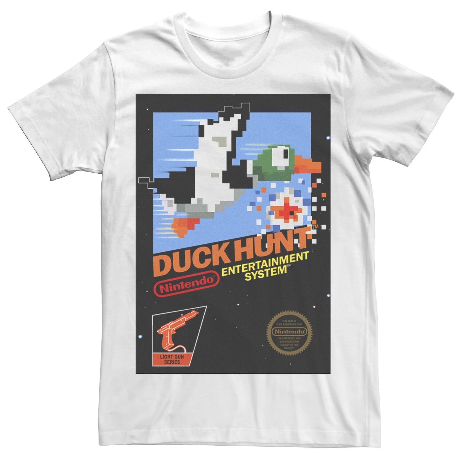 Мужская футболка Nintendo NES Duck Hunt Licensed Character 
Мужская футболка Nintendo NES Duck Hunt Licensed Character