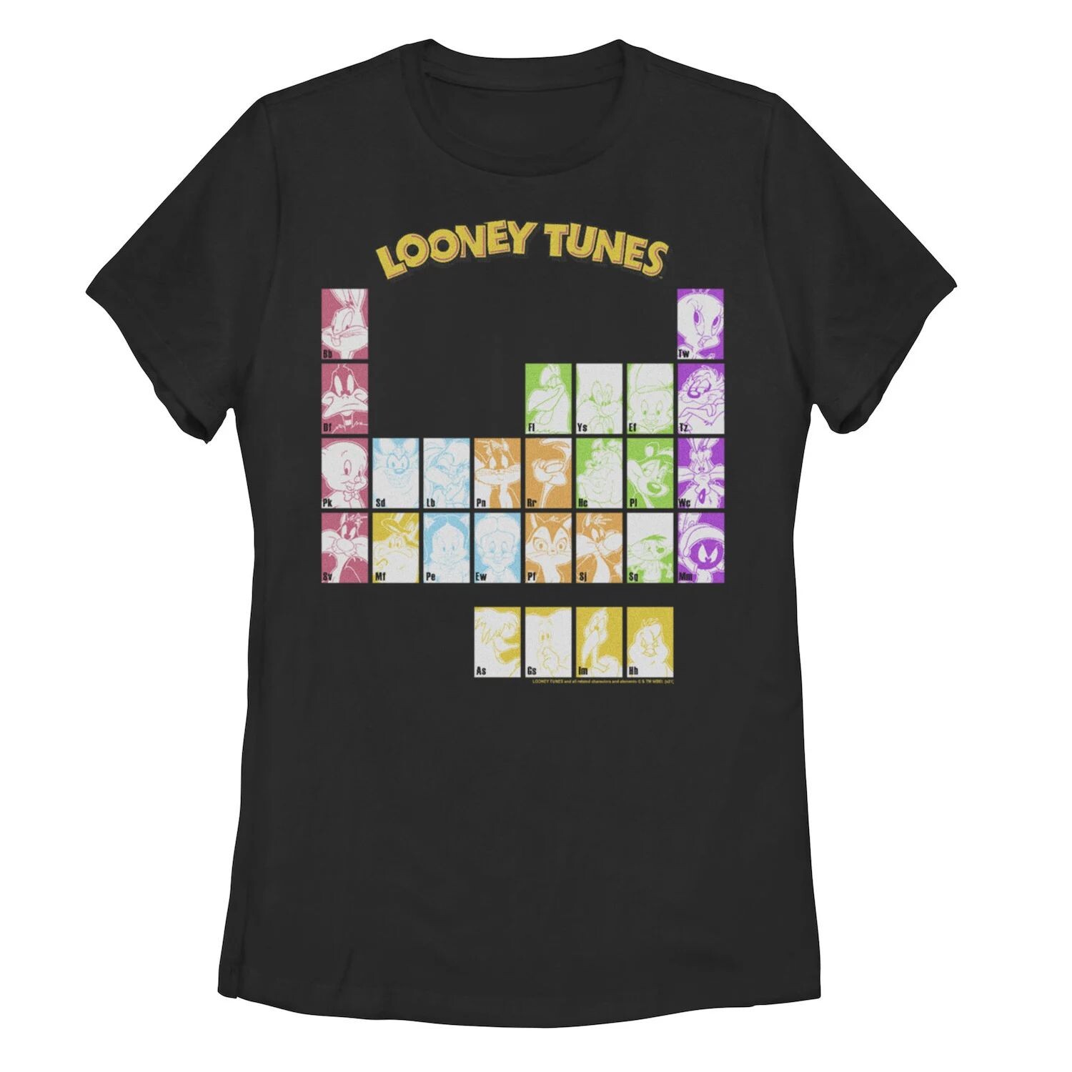 Футболка с групповой съемкой Looney Tunes и периодической таблицей мультяшек для юниоров Licensed Character
Футболка с групповой съемкой Looney Tunes и периодической таблицей мультяшек для юниоров Licensed Character