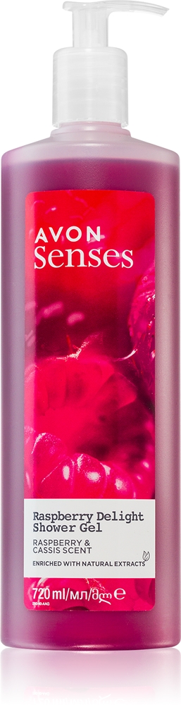 Гель для душа Senses с малиновым наслаждением, приятный для кожи Avon, 720 мл
Гель для душа Senses с малиновым наслаждением, приятный для кожи Avon, 720 мл