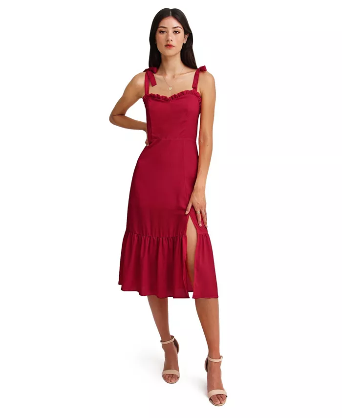 Женское летнее платье миди Storm Belle & Bloom, красный 
Женское летнее платье миди Storm Belle & Bloom, красный