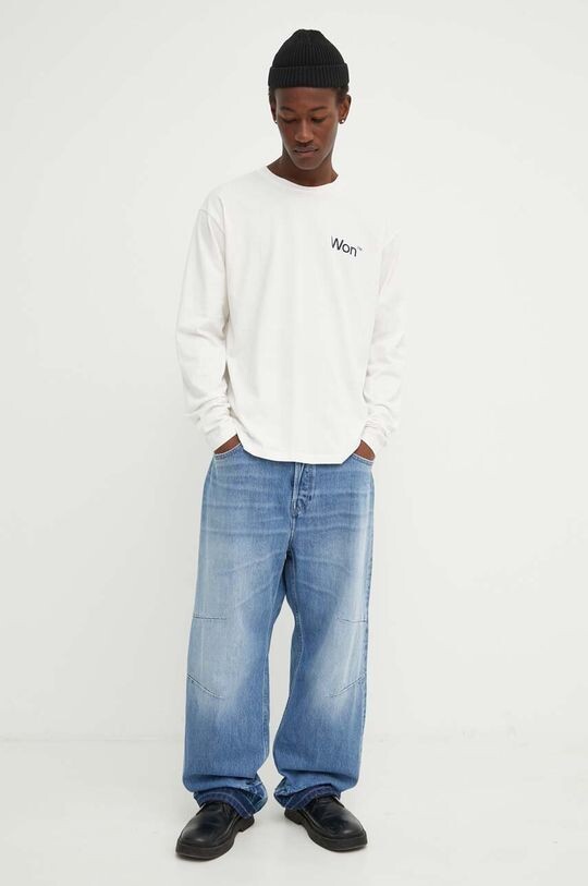 Хлопковая рубашка с длинным рукавом Won Hundred, бежевый
Хлопковая рубашка с длинным рукавом Won Hundred, бежевый