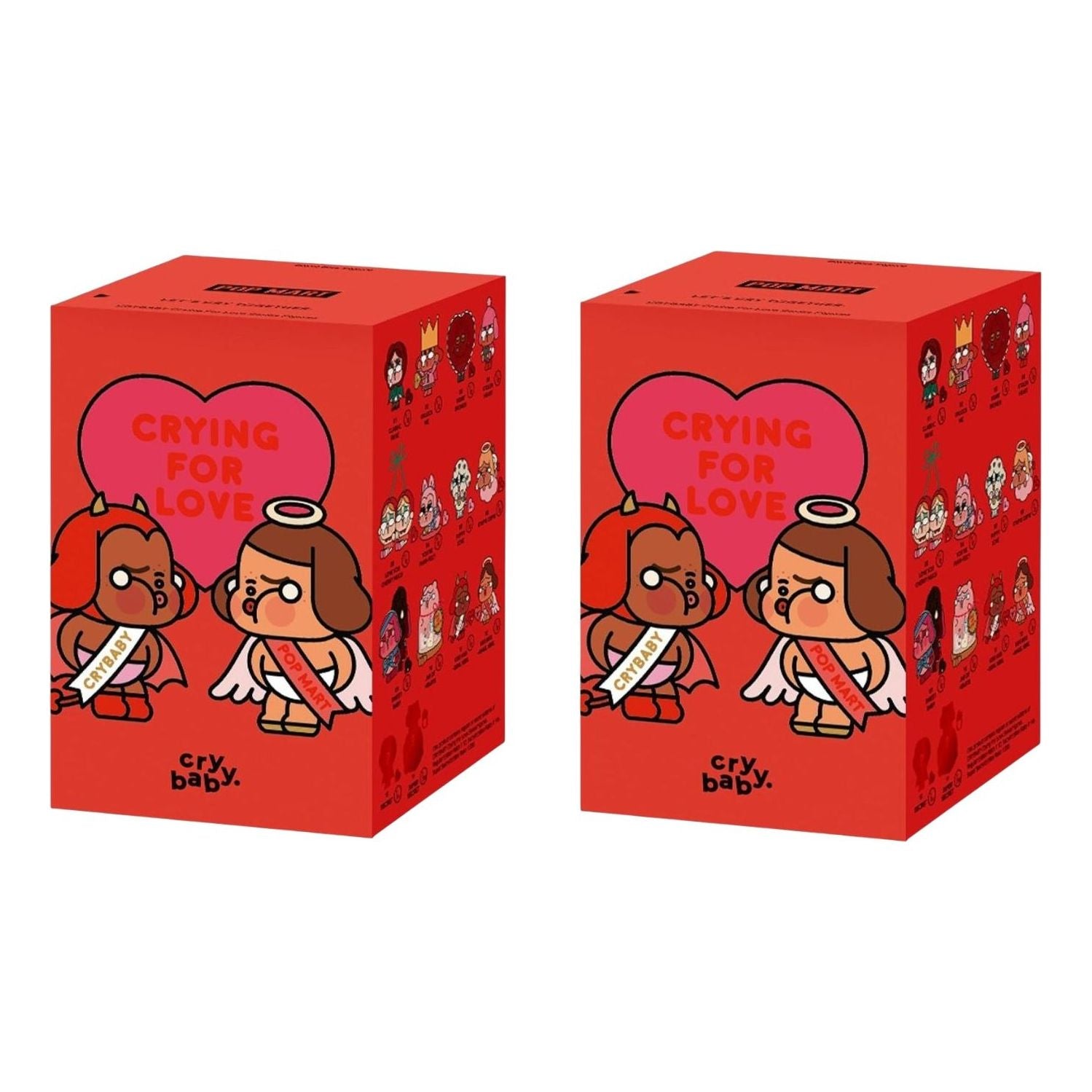 Фигурка Pop Mart CryBaby Crying For Love Figures Sealed Case (2 Blind Boxes)
Фигурка Pop Mart CryBaby Crying For Love Figures Sealed Case (2 Blind Boxes)