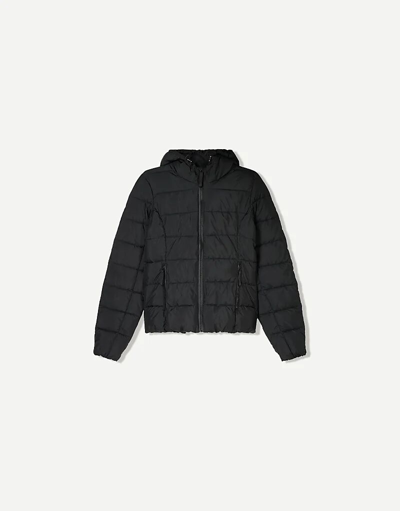 Легкая стеганая куртка Bershka черного цвета
Легкая стеганая куртка Bershka черного цвета