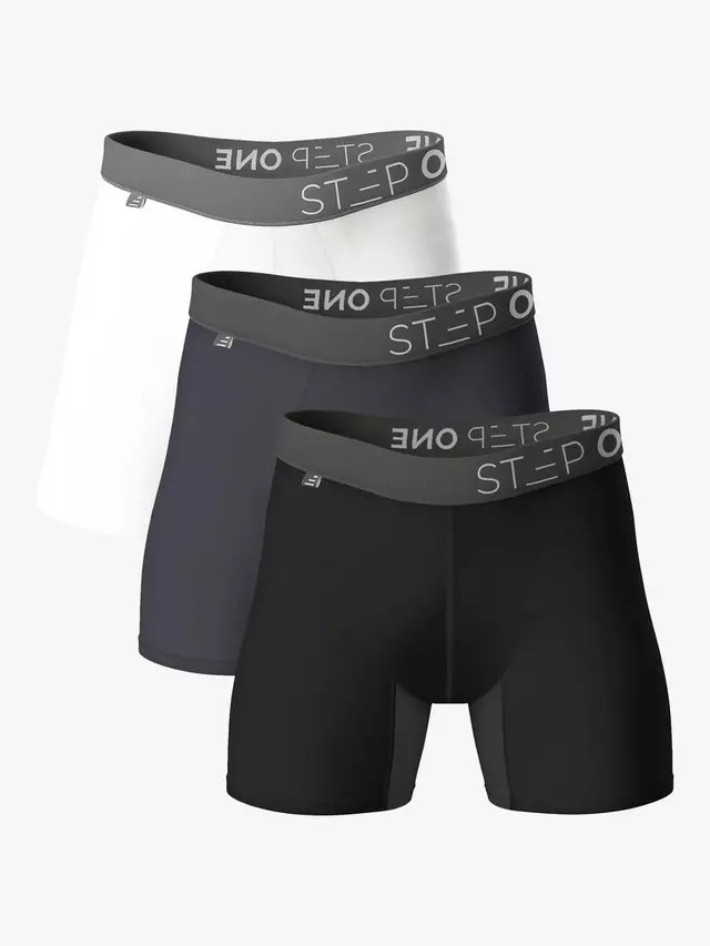 Трусы Step One Bamboo 3 шт, цвет black/grey/white
Трусы Step One Bamboo 3 шт, цвет black/grey/white