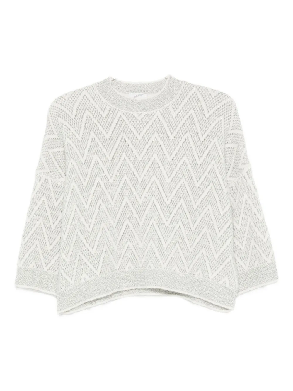 Свитер с шевронным узором Peserico, серый
Свитер с шевронным узором Peserico, серый