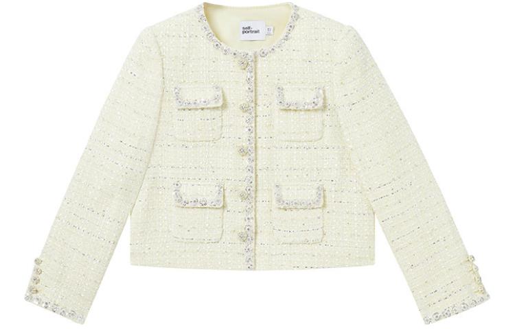 Self-portrait Женская куртка автопортрет кремово-желтая, Cream Yellow
Self-portrait Женская куртка автопортрет кремово-желтая, Cream Yellow