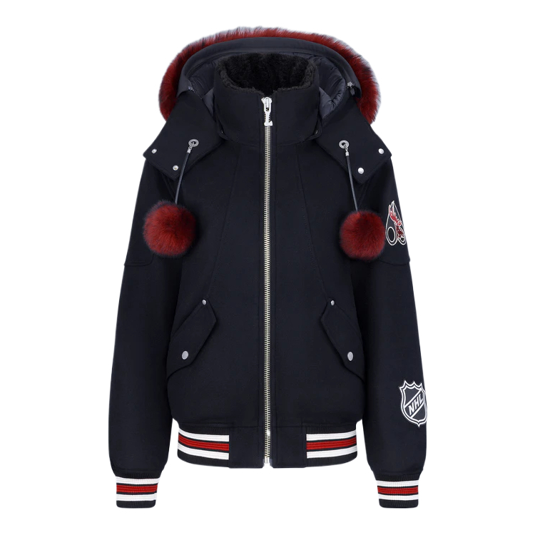 Куртка пуховик nhl женская Moose Knuckles, черный/белый
Куртка пуховик nhl женская Moose Knuckles, черный/белый