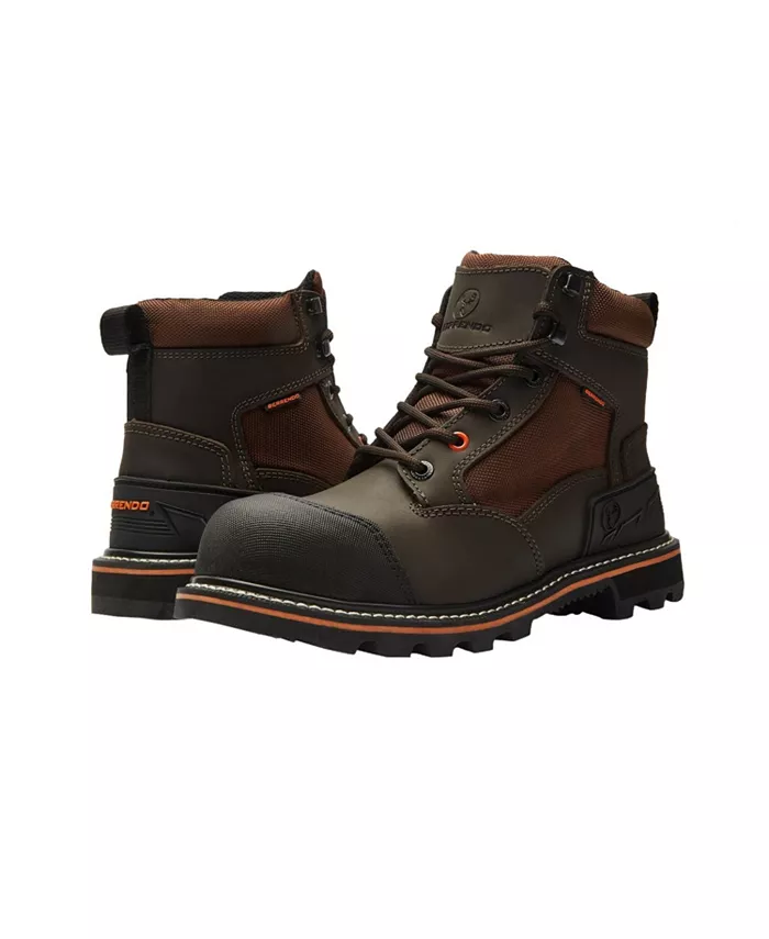 Мужские рабочие ботинки со стальным носком 6 дюймов - защита от поражения электрическим током - устойчивость к маслу и скольжению Berrendo, коричневый
Мужские рабочие ботинки со стальным носком 6 дюймов - защита от поражения электрическим током - устойчивость к маслу и скольжению Berrendo, коричневый
