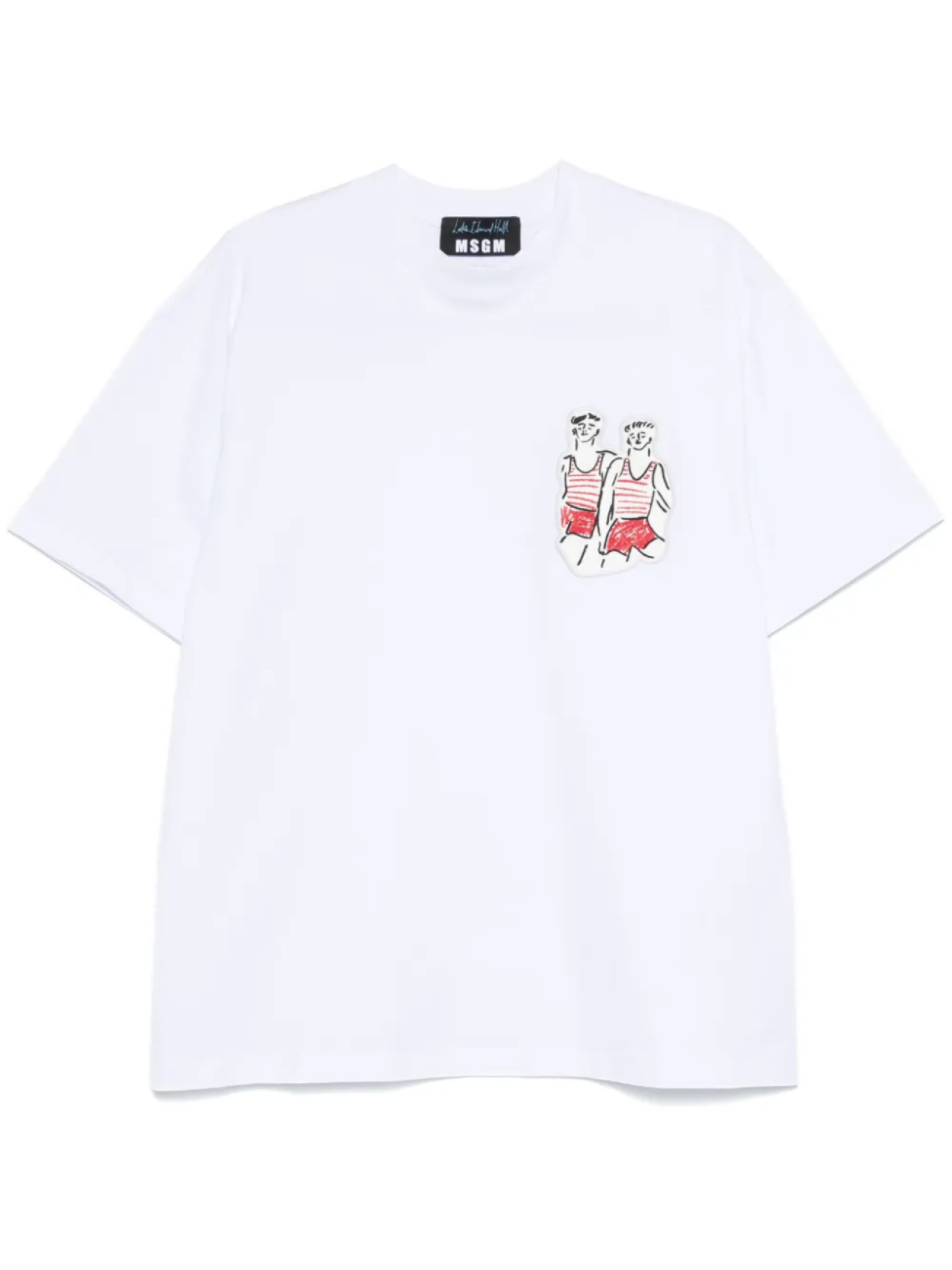 Футболка с нашивкой MSGM x Luke Edward Hall «Sailors in Love», белый
Футболка с нашивкой MSGM x Luke Edward Hall «Sailors in Love», белый