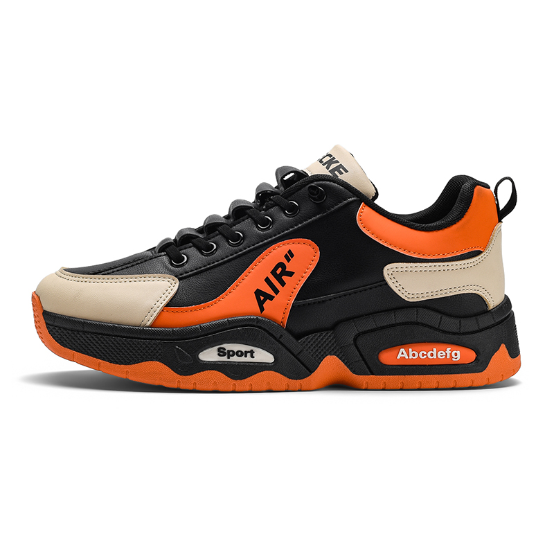 Амортизирующие, противоскользящие, износостойкие, легкие, увеличивающие рост низкие повседневные мужские туфли Boogie Bear, Black Orange
Амортизирующие, противоскользящие, износостойкие, легкие, увеличивающие рост низкие повседневные мужские туфли Boogie Bear, Black Orange