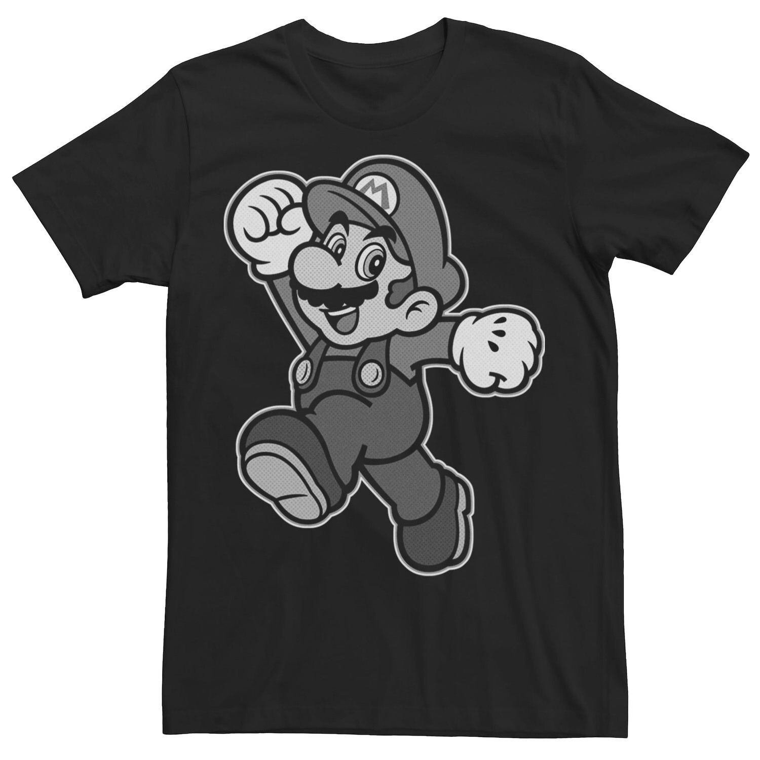 Мужская синяя футболка Super Mario с портретом Марио в тон Licensed Character, черный
Мужская синяя футболка Super Mario с портретом Марио в тон Licensed Character, черный