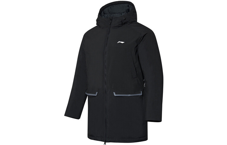 Пуховик мужской черный Lining 
Пуховик мужской черный Lining