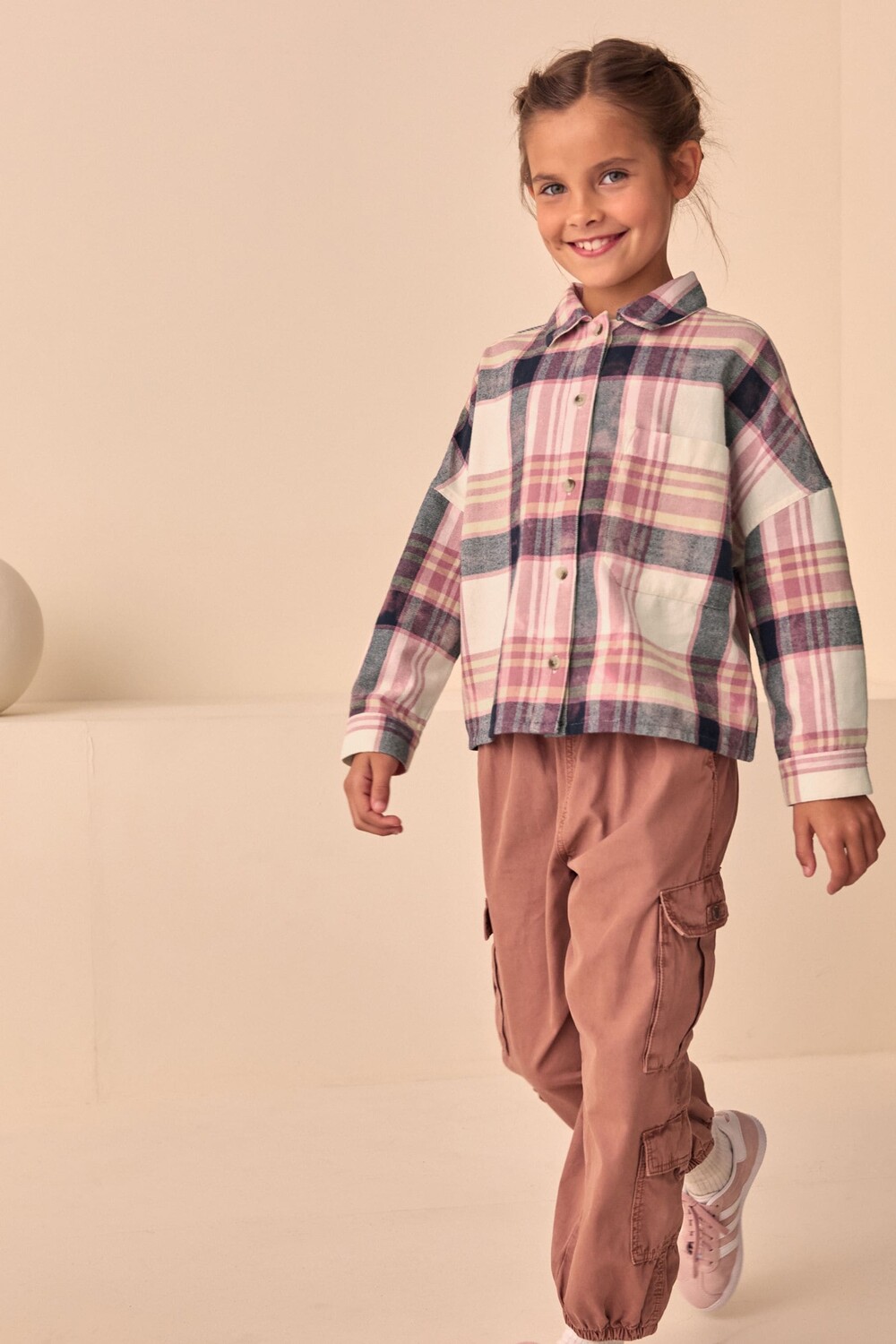 Укороченная рубашка в клетку из 100% хлопка (3 16 лет) Next, розовый
Укороченная рубашка в клетку из 100% хлопка (3 16 лет) Next, розовый