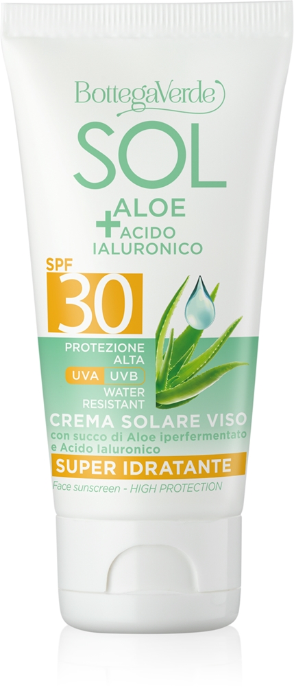 Солнцезащитный крем для лица Sol Aloe с алоэ вера Bottega Verde, spf 30 50 мл
Солнцезащитный крем для лица Sol Aloe с алоэ вера Bottega Verde, spf 30 50 мл
