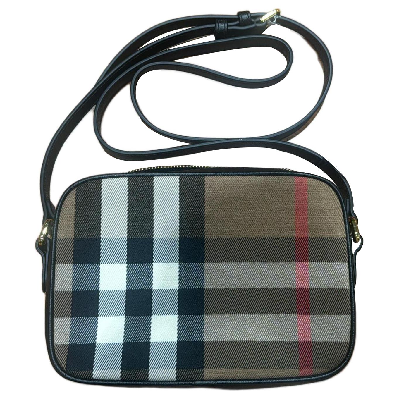 Кожаная сумка для фотоаппарата, наплечная сумка, сумка через плечо обычная женская коричневая и черная Burberry