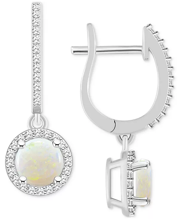 Серьги-Подвески с застежкой-рустиком из стерлингового серебра с родолитовым гранатом (2-1/5 карата tw) и бриллиантами (1/3 карата tw) (также с опалом, голубым топазом, аметистом, перидотом и цитрином) Macy'S, opal
Серьги-Подвески с застежкой-рустиком из стерлингового серебра с родолитовым гранатом (2-1/5 карата tw) и бриллиантами (1/3 карата tw) (также с опалом, голубым топазом, аметистом, перидотом и цитрином) Macy'S, opal