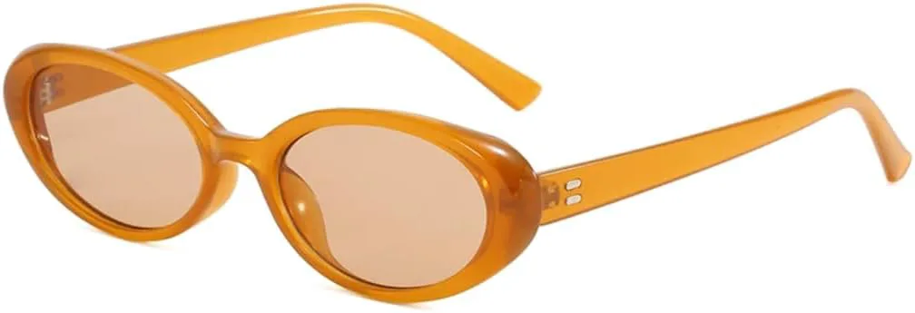 Модные маленькие овальные солнцезащитные очки для женщин и мужчин с заклепками, в стиле ретро, роскошные, с защитой от УФ-излучения UV400 TOIPASTN, Orange
Модные маленькие овальные солнцезащитные очки для женщин и мужчин с заклепками, в стиле ретро, роскошные, с защитой от УФ-излучения UV400 TOIPASTN, Orange