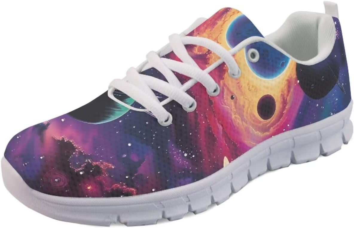 Мужские кроссовки Forchrinse для бега, прогулочные, на шнуровке, повседневные, с нескользящей сетчатой подошвой для мужчин и женщин, Galaxy Planet Printed
Мужские кроссовки Forchrinse для бега, прогулочные, на шнуровке, повседневные, с нескользящей сетчатой подошвой для мужчин и женщин, Galaxy Planet Printed