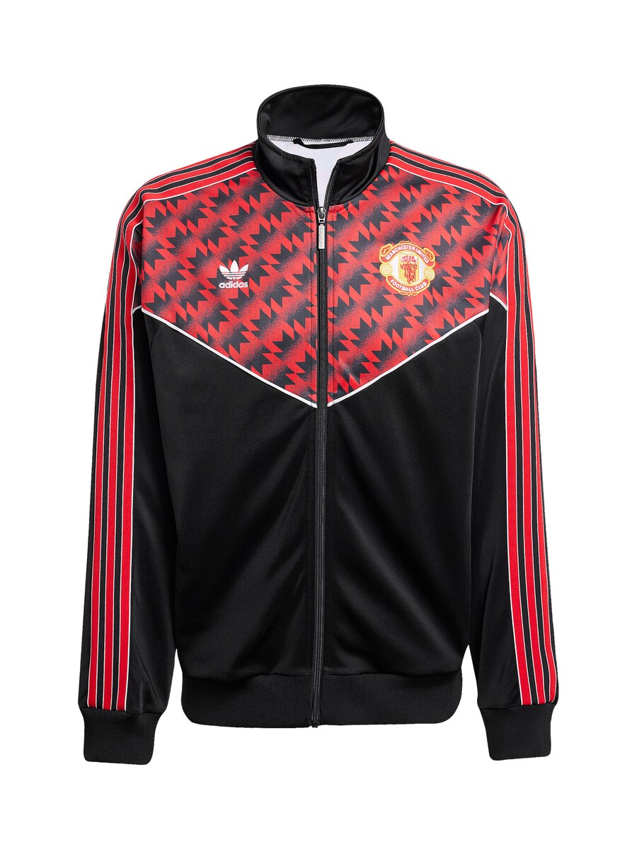 Толстовка с капюшоном на молнии ADIDAS ORIGINALS Manchester United91, черный 
Толстовка с капюшоном на молнии ADIDAS ORIGINALS Manchester United91, черный