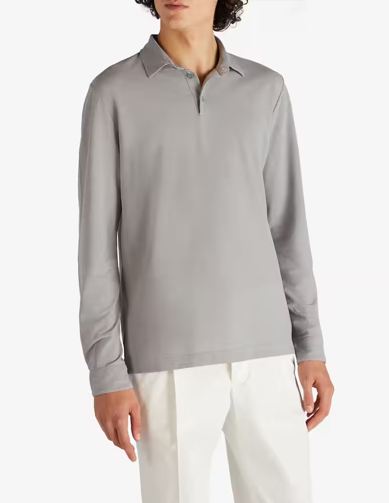 Zanone Узкая рубашка-поло с длинными рукавами из органического хлопка IceCotton Slowear, цвет Grigio
Zanone Узкая рубашка-поло с длинными рукавами из органического хлопка IceCotton Slowear, цвет Grigio