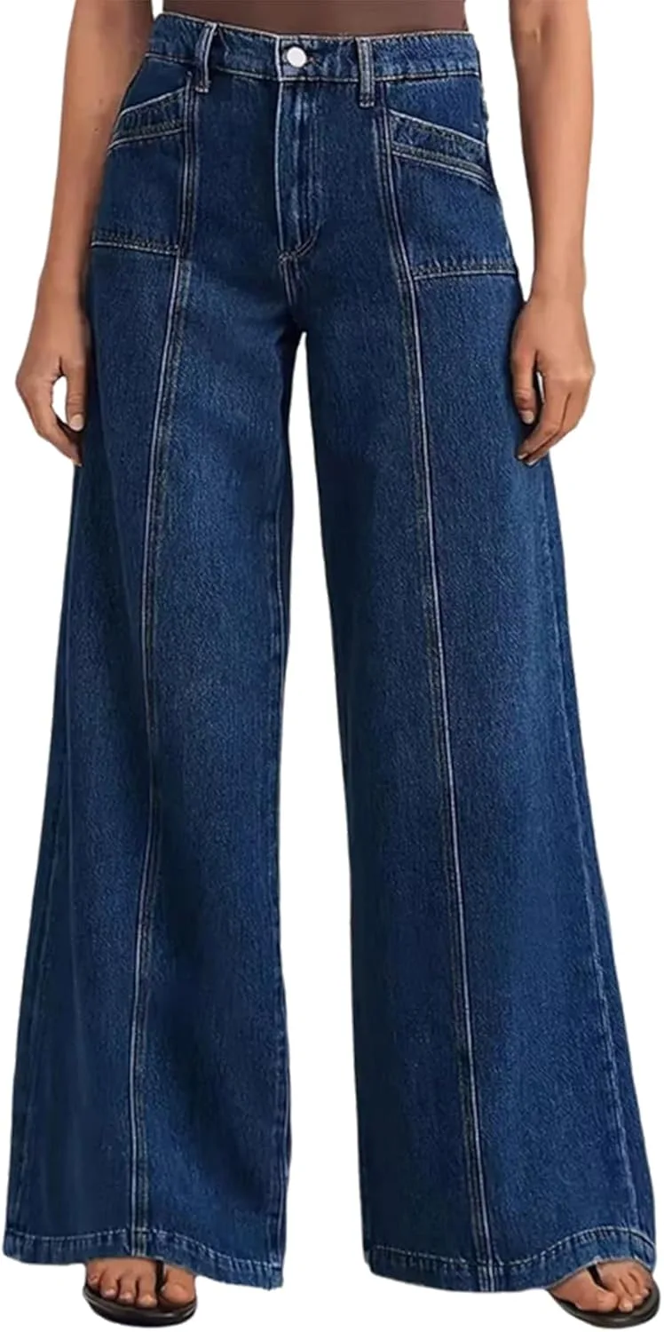 Женские джинсы Baggy Wide Leg Mid-Waist с карманом cffvdiz
Женские джинсы Baggy Wide Leg Mid-Waist с карманом cffvdiz