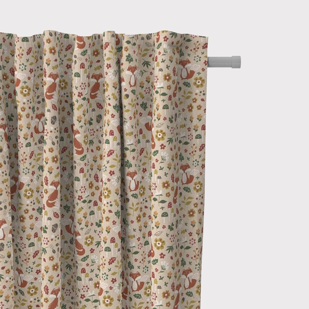 Штора Woodland Foxes натуральная 245см или желаемой длины от SCHÖNER LEBEN. Подвесные петельки Schöner-Leben
Штора Woodland Foxes натуральная 245см или желаемой длины от SCHÖNER LEBEN. Подвесные петельки Schöner-Leben