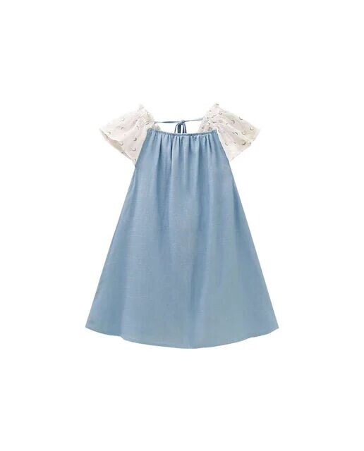 Платье для девочки в сочетании с контрастными шифоновыми рукавами Dadati, синий
Платье для девочки в сочетании с контрастными шифоновыми рукавами Dadati, синий