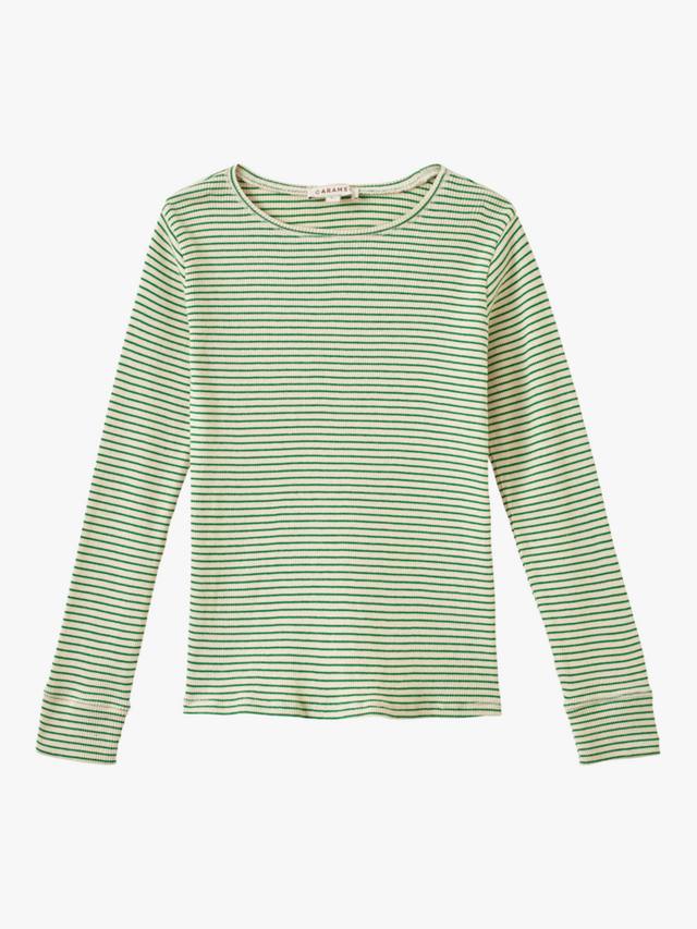 Детская футболка с длинным рукавом Kishon из хлопка в полоску Caramel, Green/Cream
Детская футболка с длинным рукавом Kishon из хлопка в полоску Caramel, Green/Cream