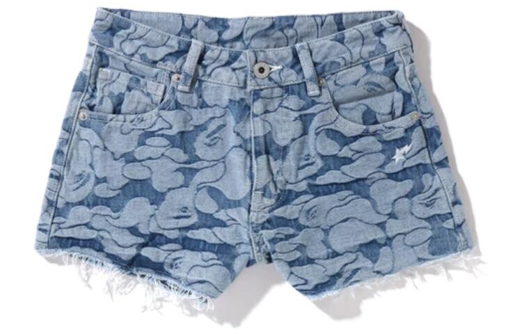 Джинсовые шорты женские синие A Bathing Ape
Джинсовые шорты женские синие A Bathing Ape