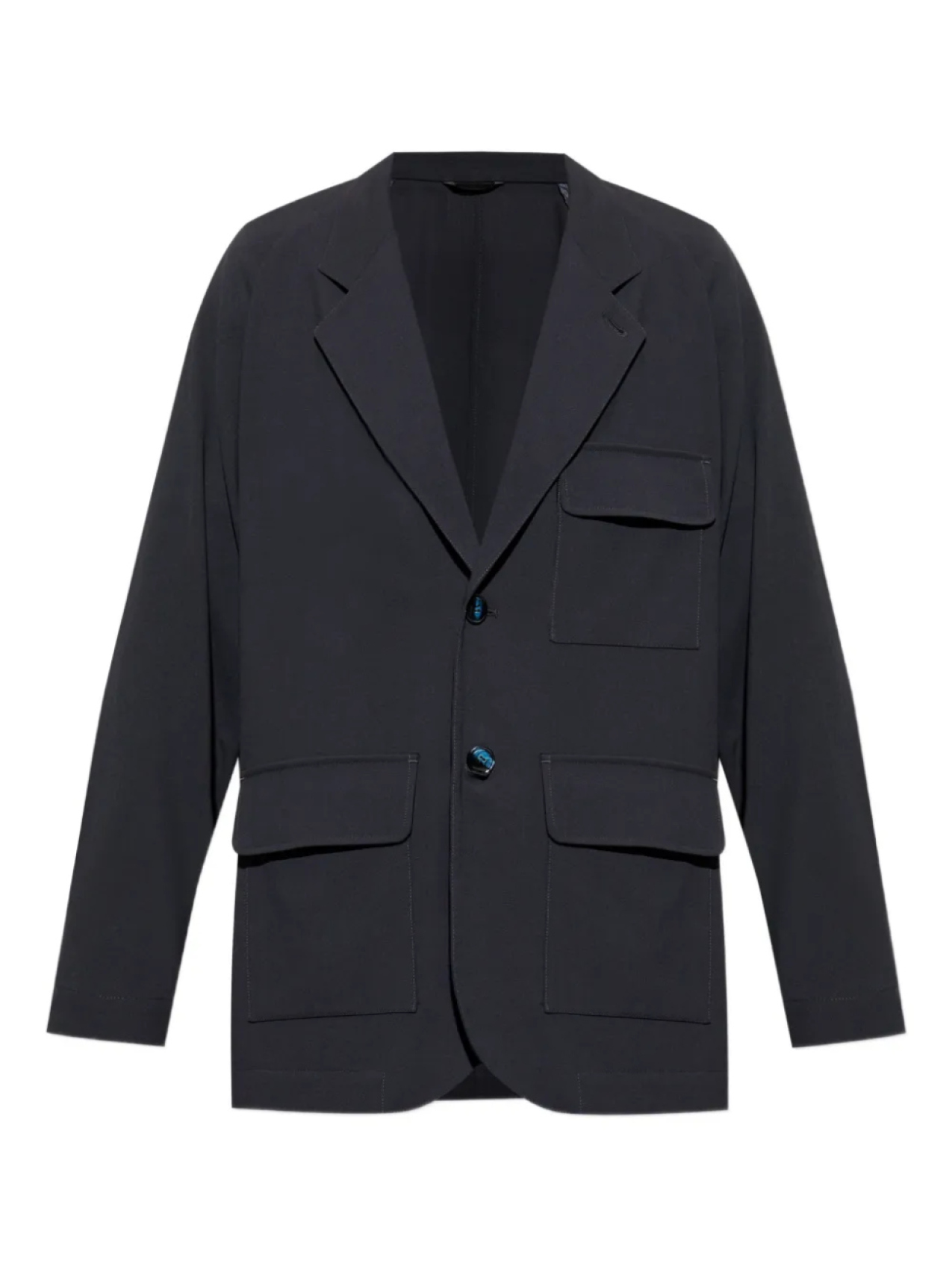 Шерстяной пиджак с карманом-клапаном от Giorgio Armani, черный
Шерстяной пиджак с карманом-клапаном от Giorgio Armani, черный