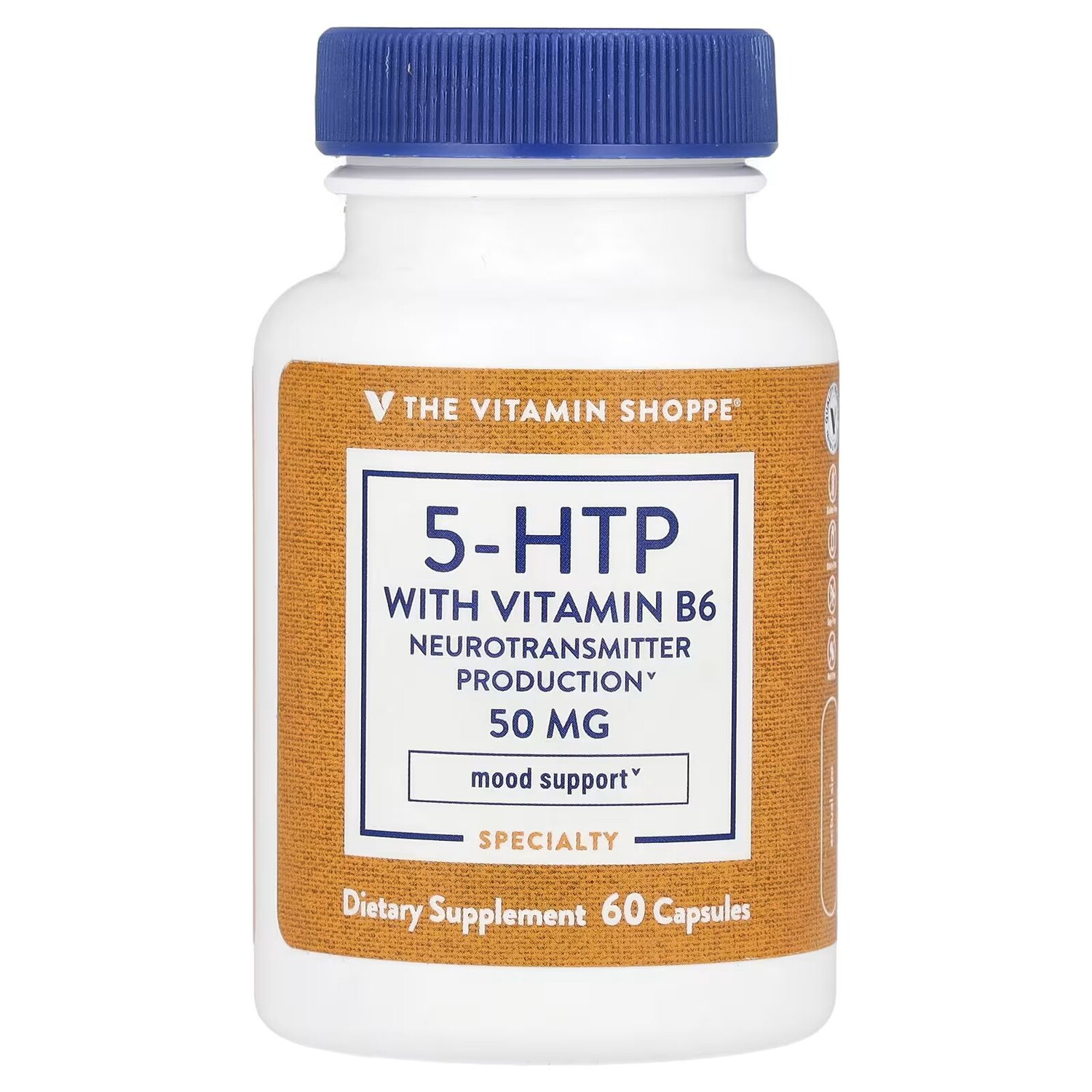 5-HTP с витамином B6, 60 капсул The Vitamin Shoppe
5-HTP с витамином B6, 60 капсул The Vitamin Shoppe