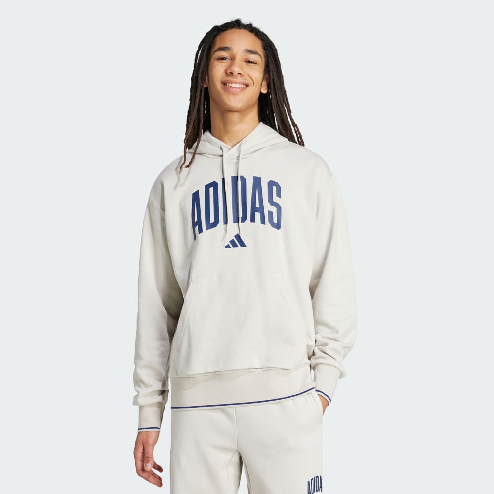 Худи Adidas Collegiate Hoodie, цвет Beige/Dark Blue
Худи Adidas Collegiate Hoodie, цвет Beige/Dark Blue