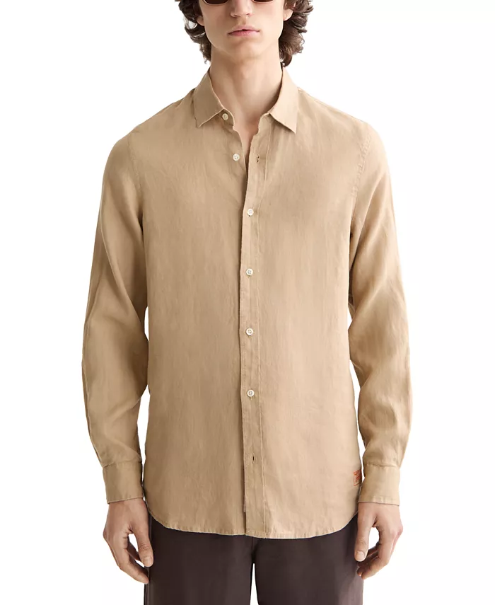 Мужская льняная рубашка с длинным рукавом на пуговицах SCOTCH & SODA, коричневый/бежевый
Мужская льняная рубашка с длинным рукавом на пуговицах SCOTCH & SODA, коричневый/бежевый