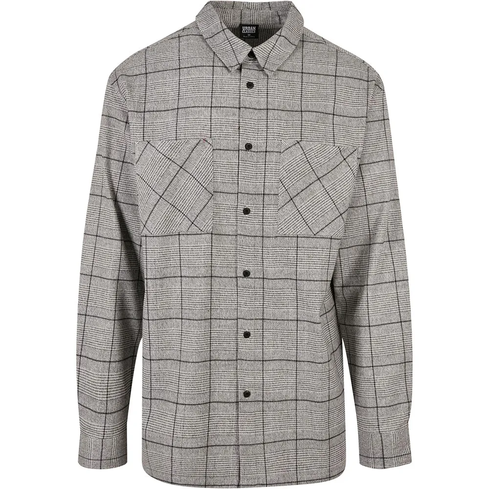 Рубашка Urban Classics Long Oversized Checked Greyish, серый
Рубашка Urban Classics Long Oversized Checked Greyish, серый