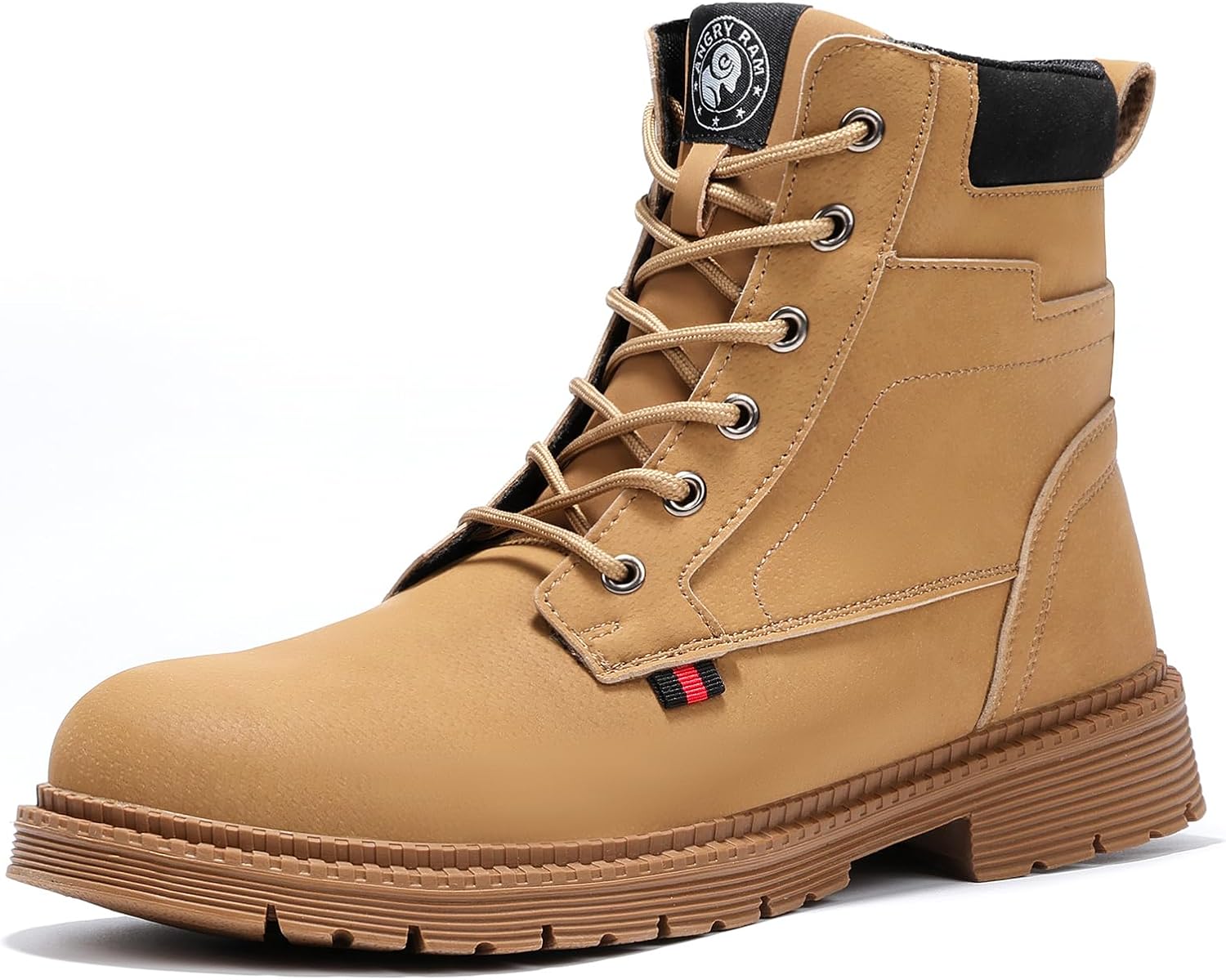 Мужские стальные ботинки ANGRYRAM с защитным носком, удобные водонепроницаемые ботинки, противоскользящие легкие защитные туфли, рабочая обувь для мужчин, коричневый
Мужские стальные ботинки ANGRYRAM с защитным носком, удобные водонепроницаемые ботинки, противоскользящие легкие защитные туфли, рабочая обувь для мужчин, коричневый