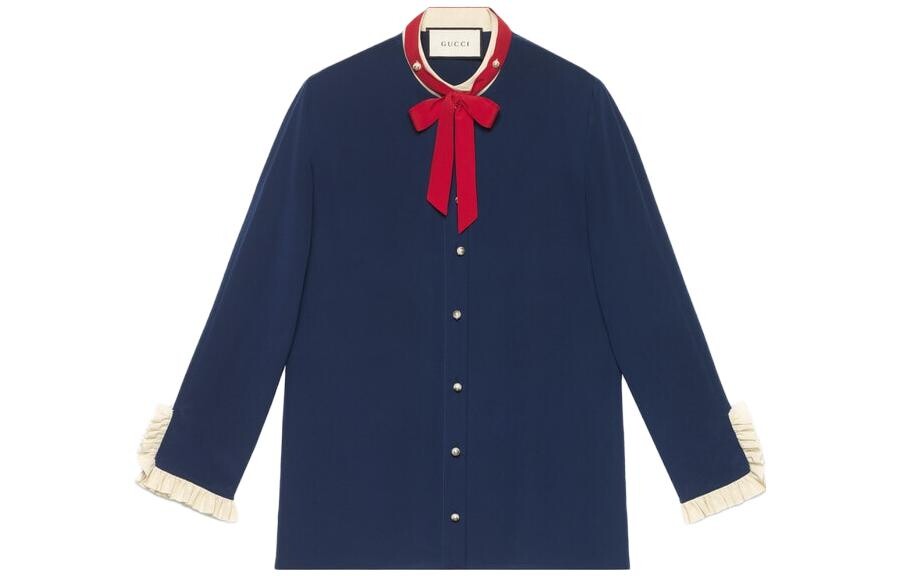 Рубашка женская синяя Gucci
Рубашка женская синяя Gucci