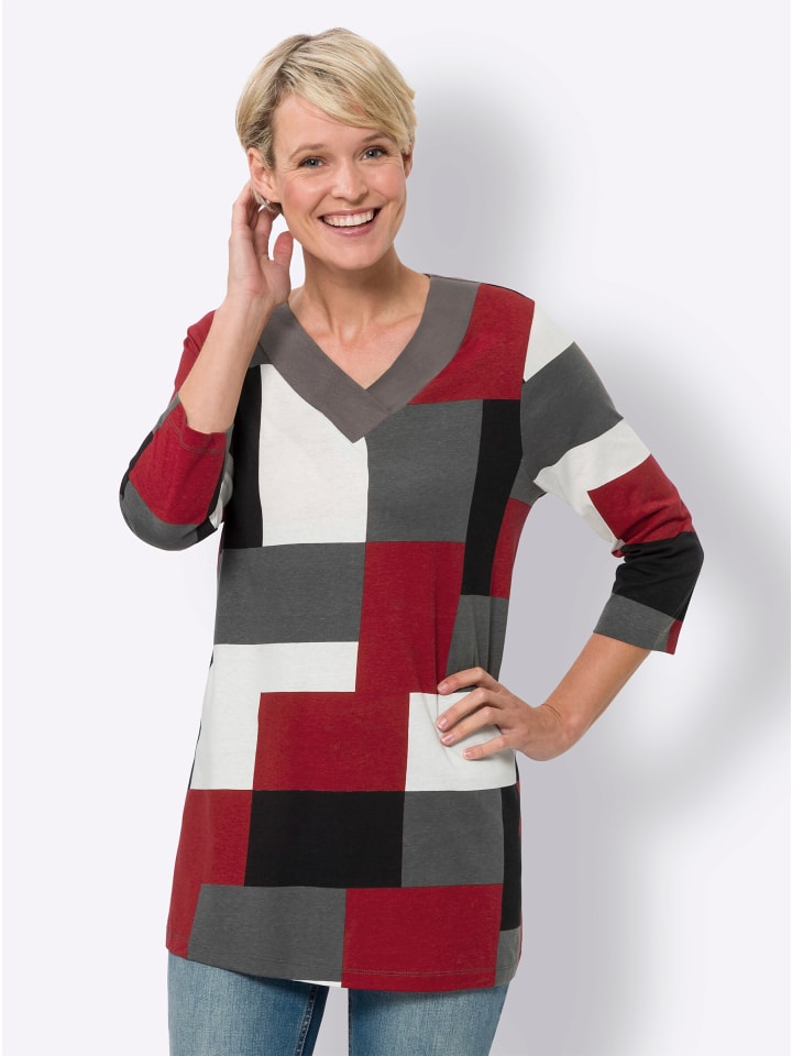 Sieh an! Длинная футболка с принтом в черно-вишневом цвете
Sieh an! Длинная футболка с принтом в черно-вишневом цвете