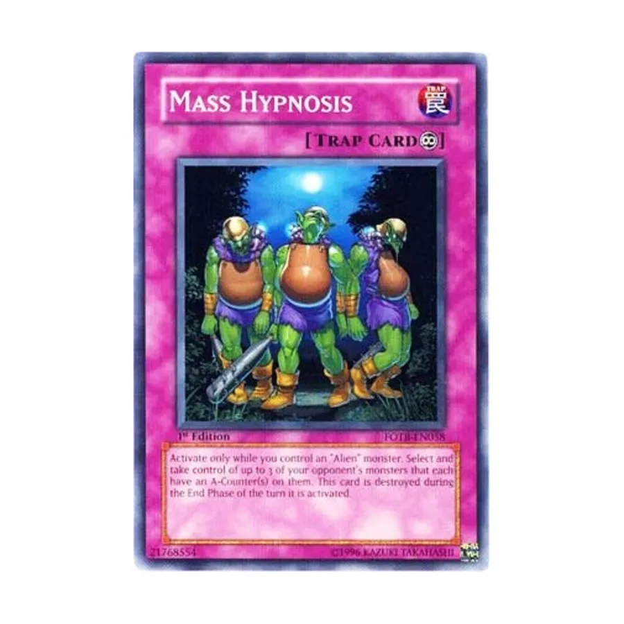 CCG Массовый гипноз (обычный), Yu-Gi-Oh - Force of the Breaker - Singles
CCG Массовый гипноз (обычный), Yu-Gi-Oh - Force of the Breaker - Singles