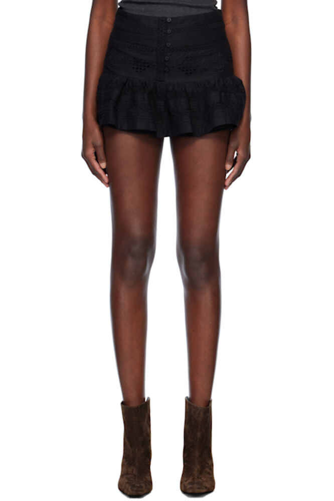 Черная мини-юбка Darine Isabel Marant Etoile
Черная мини-юбка Darine Isabel Marant Etoile