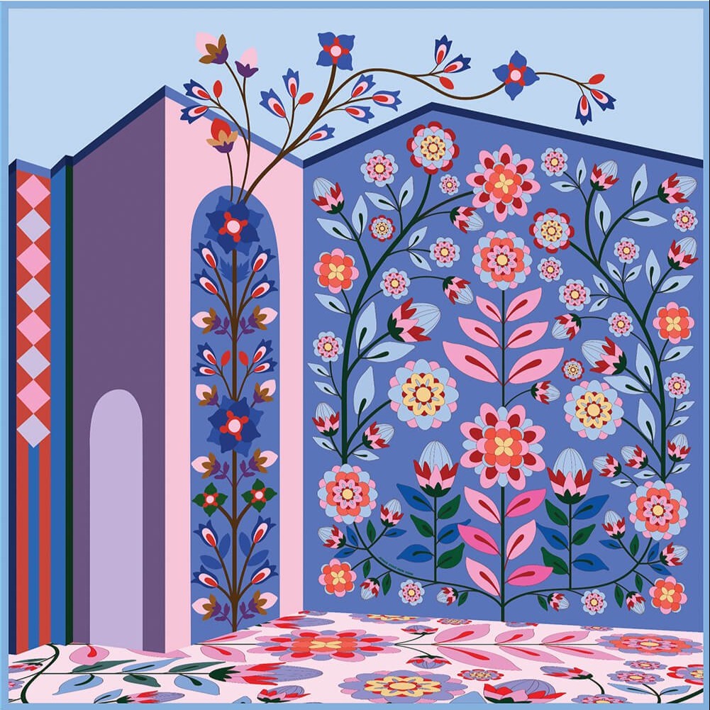 Двусторонний шелковый шарф с цветочным узором Jessie Zhao, фиолетовый/синий/розовый
Двусторонний шелковый шарф с цветочным узором Jessie Zhao, фиолетовый/синий/розовый