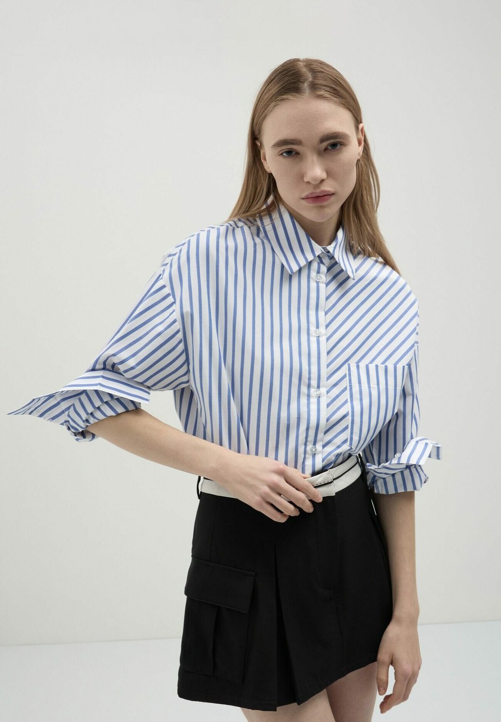 Блузка на пуговицах A RIGHE CON TASCA Calliope, белый
Блузка на пуговицах A RIGHE CON TASCA Calliope, белый