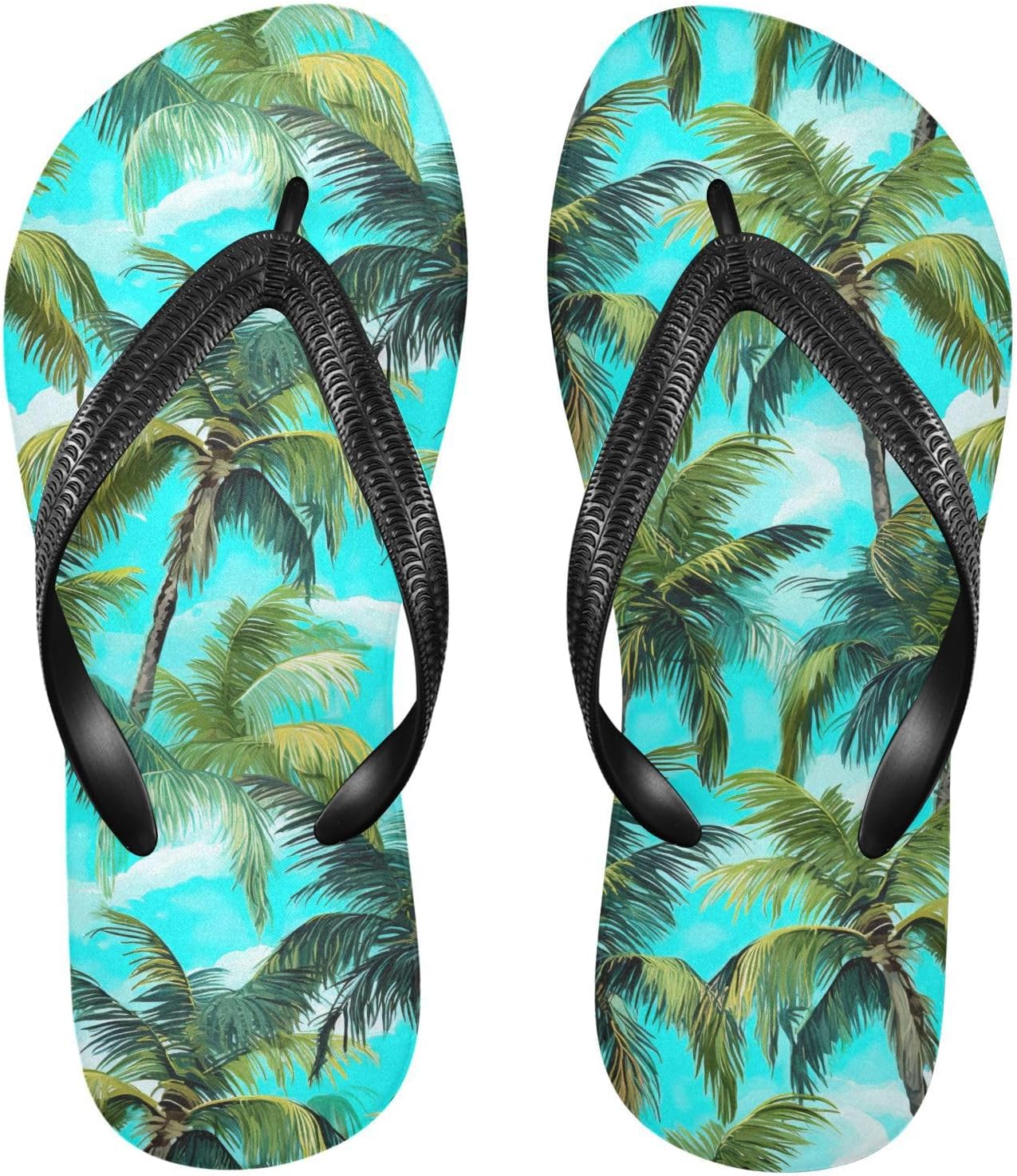 Тропические пальмы, белые облака, шлепанцы, пляжные сандалии-вьетнамки, резинескользящие летние тапочки для женщин и мужчин Sinestour
Тропические пальмы, белые облака, шлепанцы, пляжные сандалии-вьетнамки, резинескользящие летние тапочки для женщин и мужчин Sinestour
