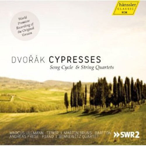CD диск Dvorak / Ullmann / Bennewitz Quartet / Freese: Cypresses Song Cycle & String Quartets
CD диск Dvorak / Ullmann / Bennewitz Quartet / Freese: Cypresses Song Cycle & String Quartets