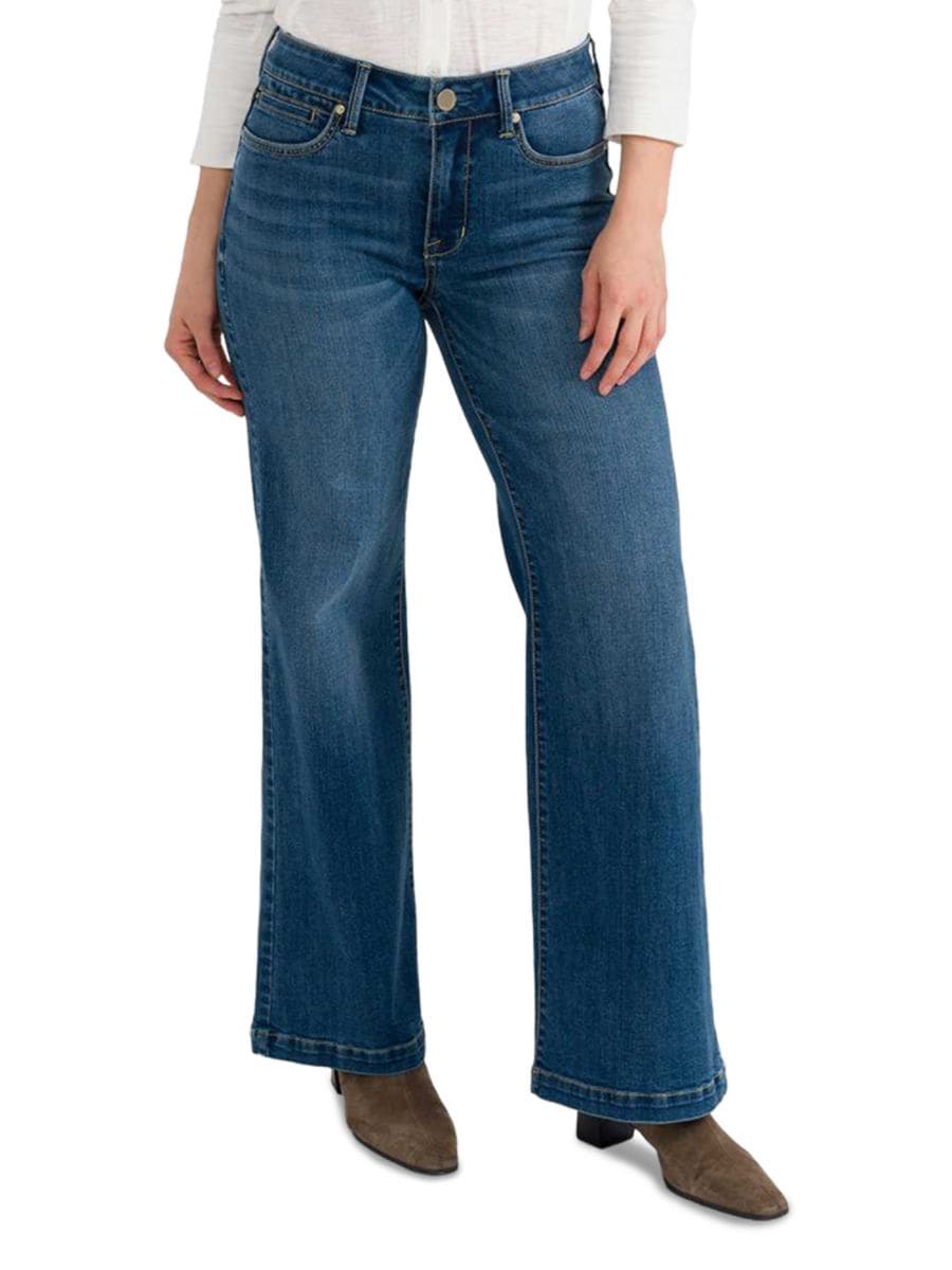 Джинсы Bella с вышитыми карманами и широкими штанинами Seven7, цвет Honey Medium
Джинсы Bella с вышитыми карманами и широкими штанинами Seven7, цвет Honey Medium