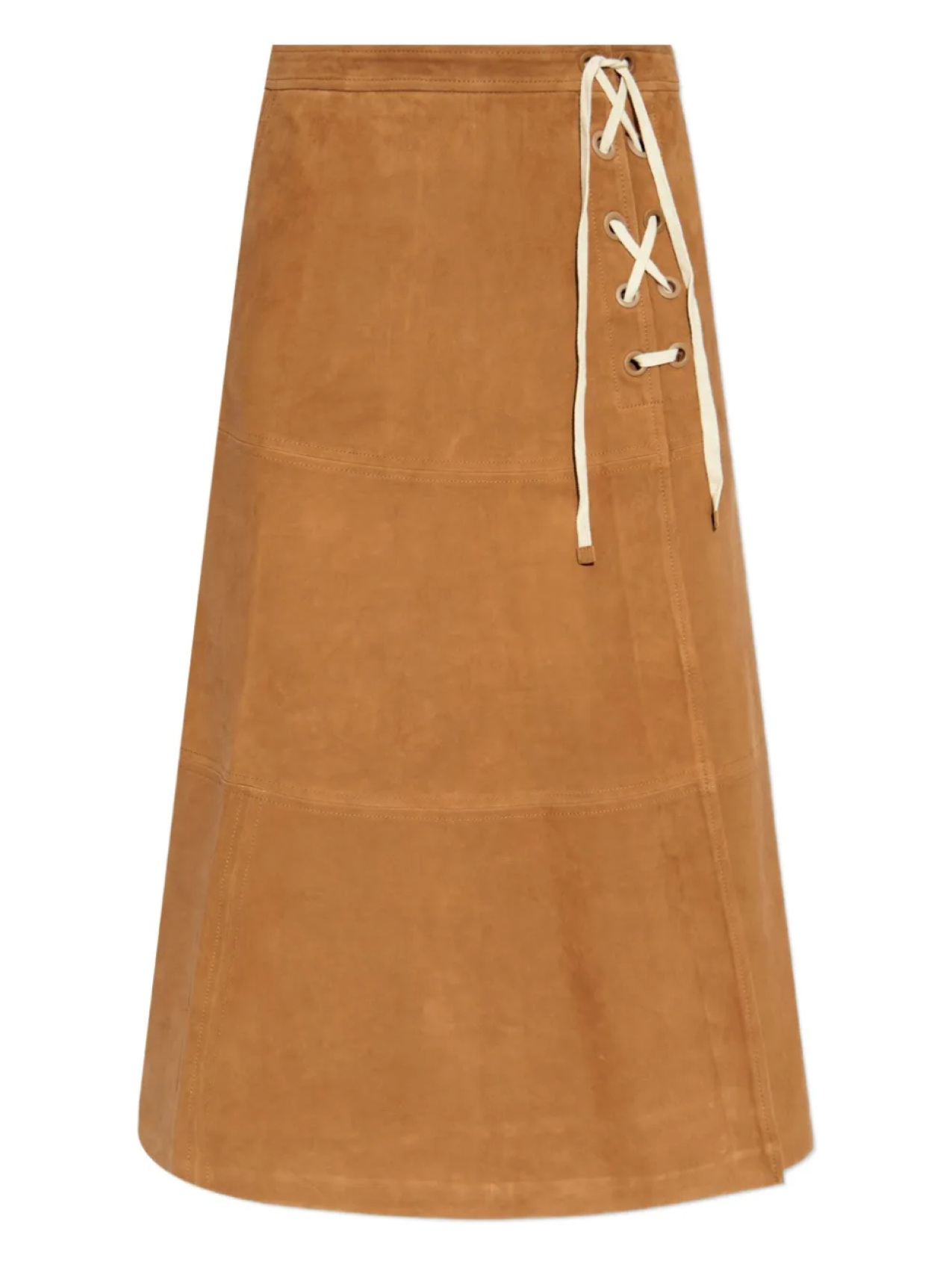 Юбка А-силуэта из замши MUNTHE, коричневый
Юбка А-силуэта из замши MUNTHE, коричневый