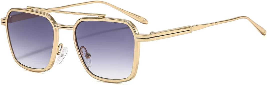 Ретро-солнцезащитные очки с двойным лучом для женщин, градиентная тонкая оправа, роскошные универсальные очки для мужчин, защита от УФ-излучения UV400 SZVVBKK, Golden Grey
Ретро-солнцезащитные очки с двойным лучом для женщин, градиентная тонкая оправа, роскошные универсальные очки для мужчин, защита от УФ-излучения UV400 SZVVBKK, Golden Grey